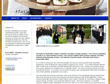 Tablet Screenshot of alacartesvc.com